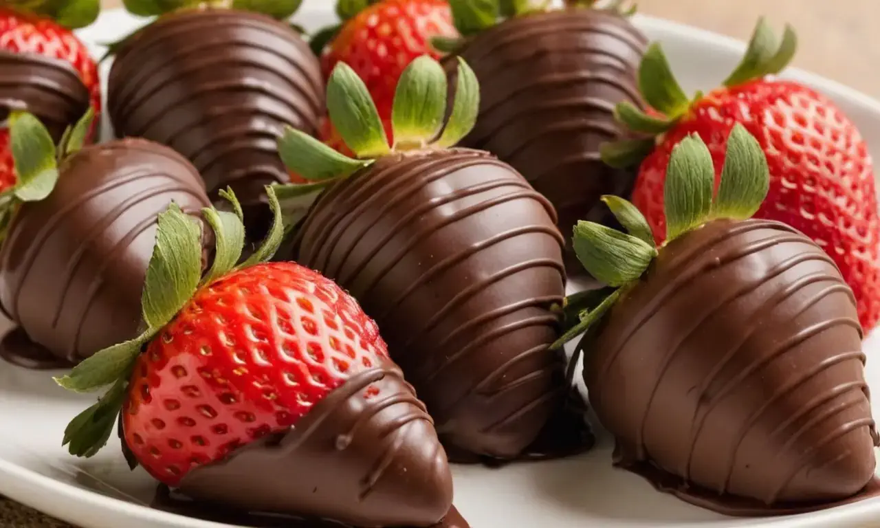 Chocolate-covered strawberries provide a sweet indulgence for any occasion